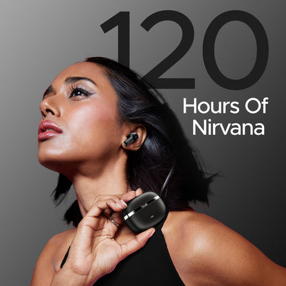 Boat Nirvana Ion, 120HRS Battery, Crystal Bionic Sound