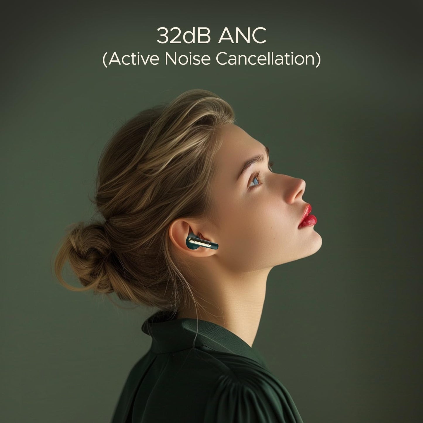 boAt Airdopes 141 Elite ANC (2025), ANC(~35dB), 4Mics ENx Tech