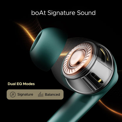 boAt Airdopes 141 Elite ANC (2025), ANC(~35dB), 4Mics ENx Tech
