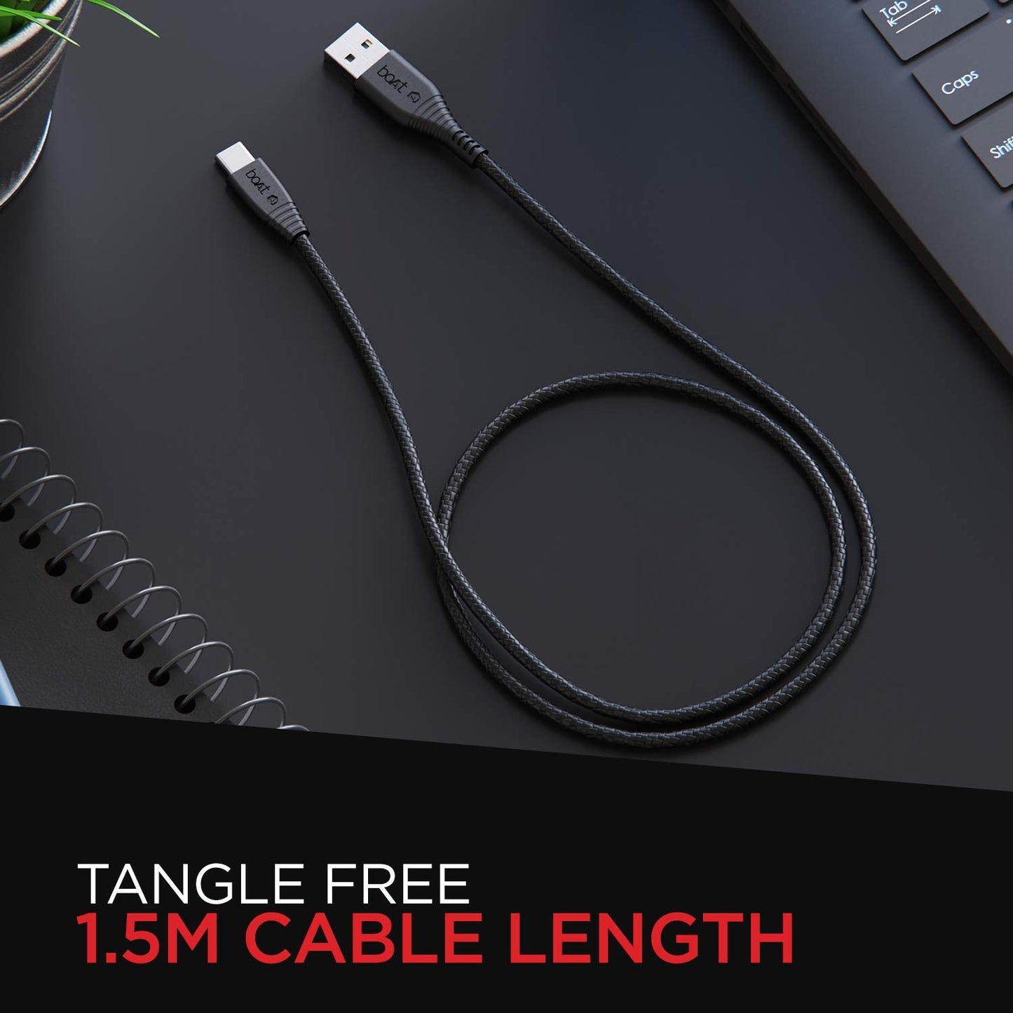 boAt Type C A325/A320 Tangle-Free