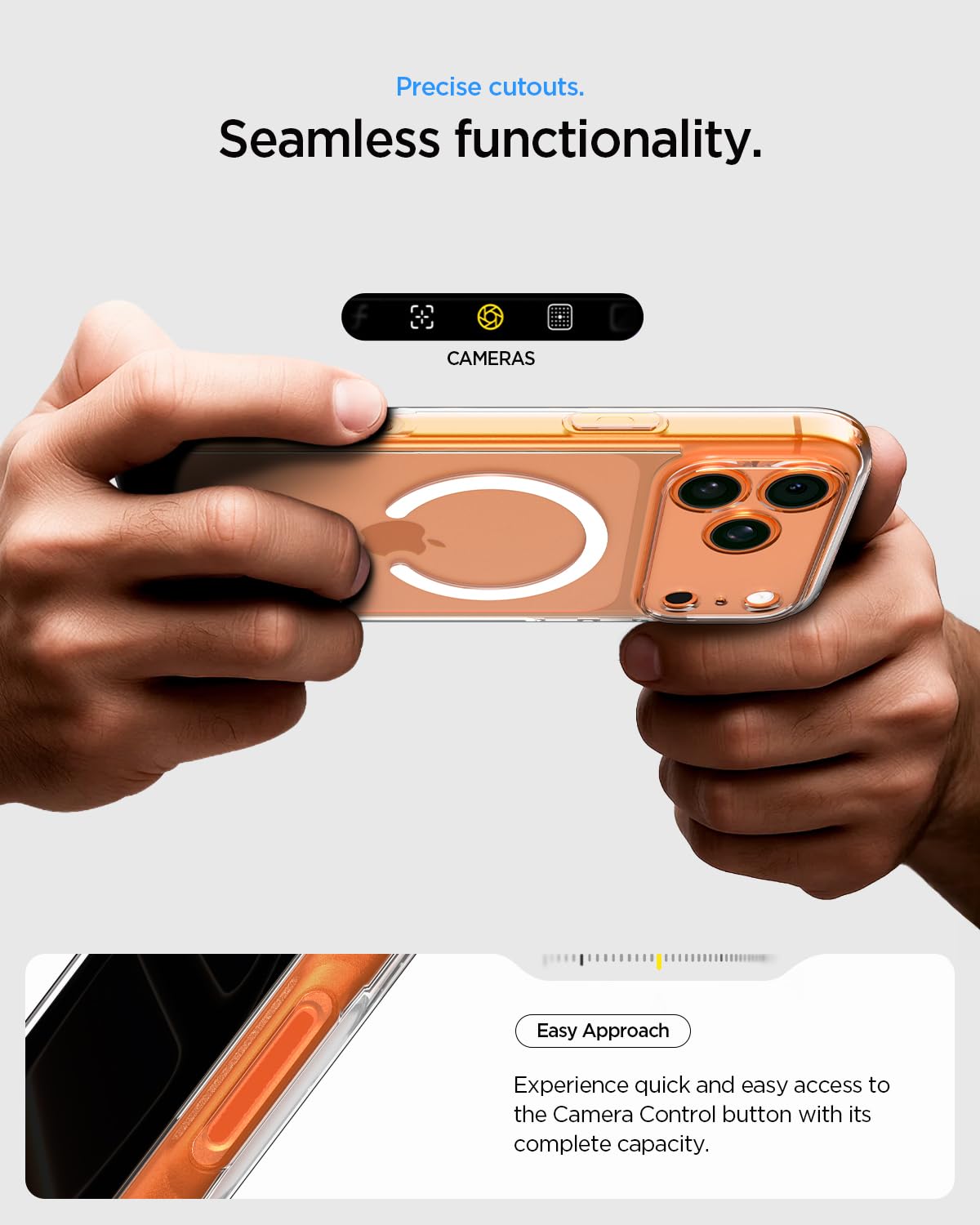 Spigen MagFit iPhone 17 Pro Max Clear Case