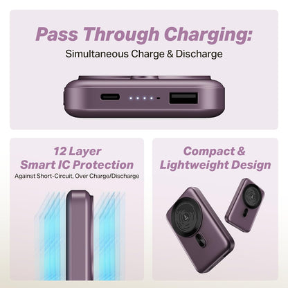 Boat EnergyShroom PB331 (Magsafe) 10000mAh Magnetic Wireless Powerbank